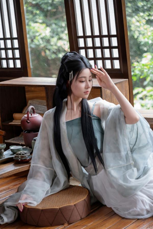   年年 - 浣溪沙 古风薄纱大尺度私房写真 极品女神性感诱惑第33张图片