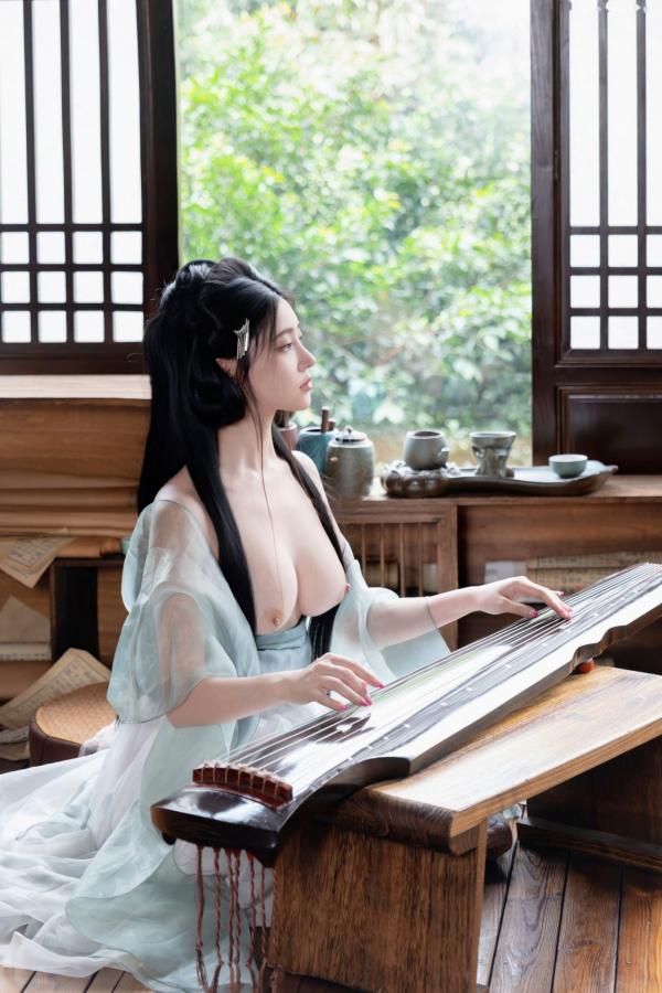   年年 - 浣溪沙 古风薄纱大尺度私房写真 极品女神性感诱惑第40张图片