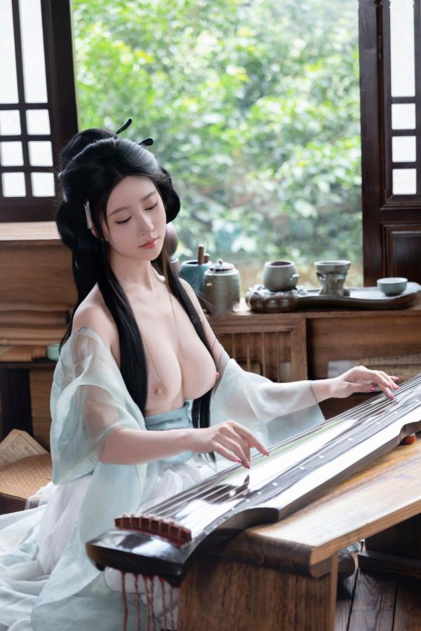   年年 - 浣溪沙 古风薄纱大尺度私房写真 极品女神性感诱惑第42张图片