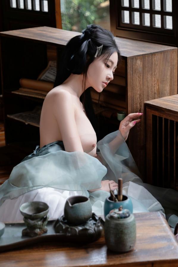   年年 - 浣溪沙 古风薄纱大尺度私房写真 极品女神性感诱惑第43张图片