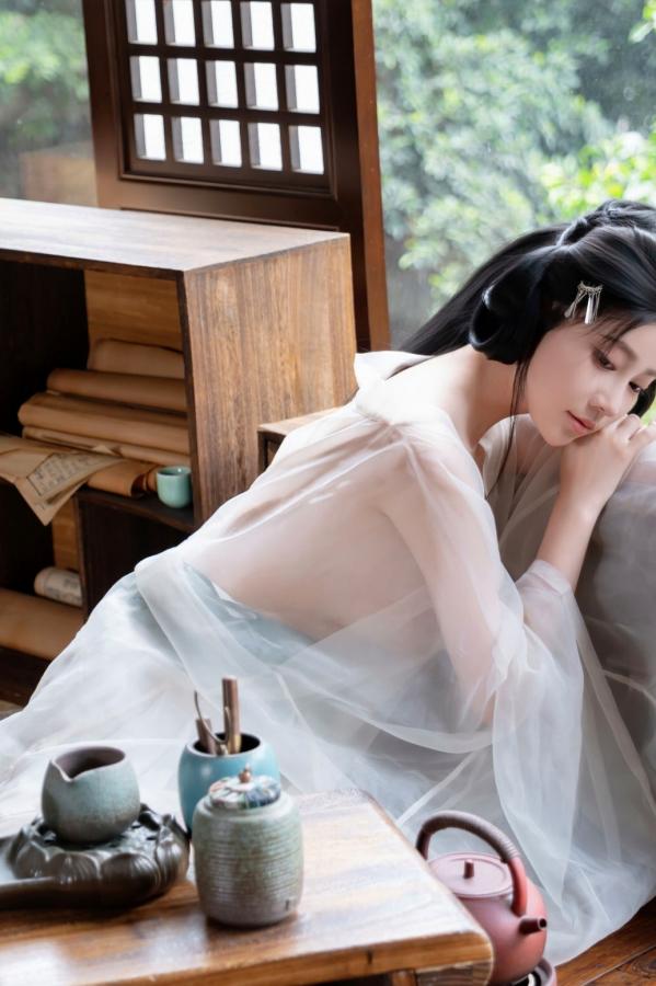   年年 - 浣溪沙 古风薄纱大尺度私房写真 极品女神性感诱惑第47张图片