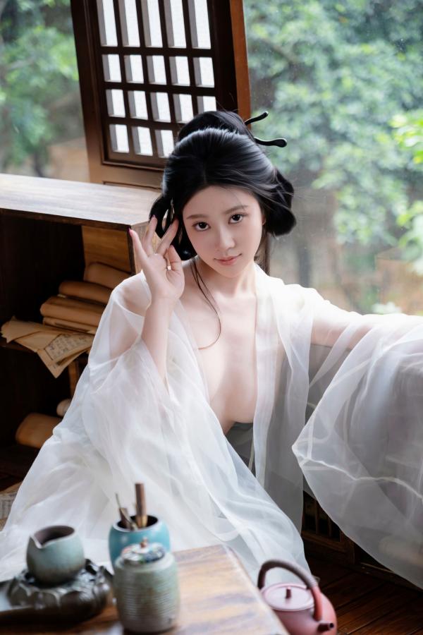   年年 - 浣溪沙 古风薄纱大尺度私房写真 极品女神性感诱惑第48张图片