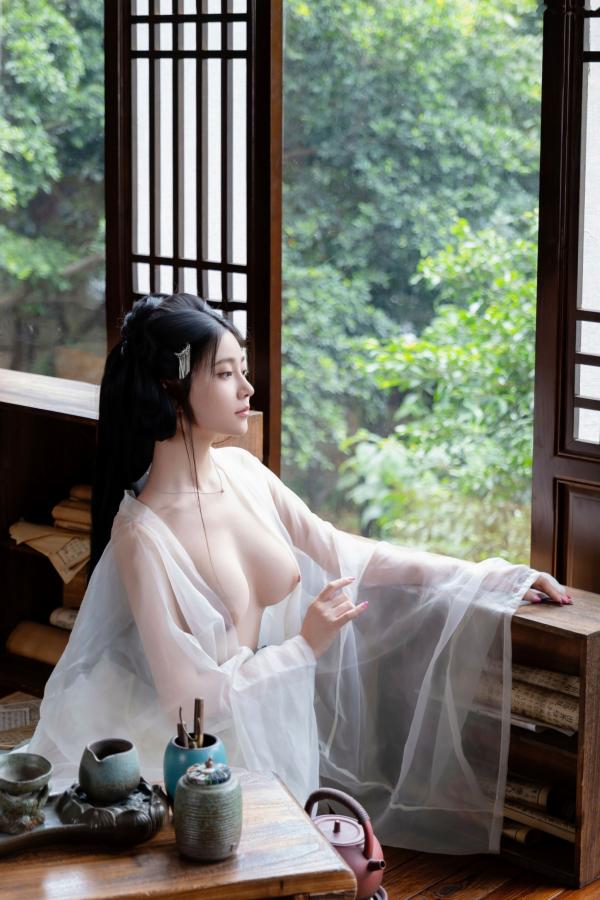   年年 - 浣溪沙 古风薄纱大尺度私房写真 极品女神性感诱惑第50张图片