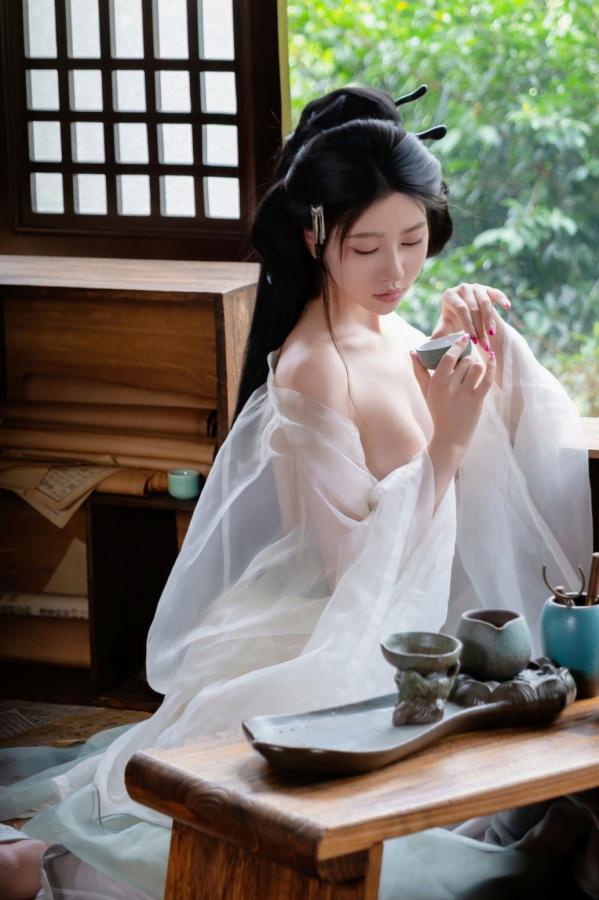   年年 - 浣溪沙 古风薄纱大尺度私房写真 极品女神性感诱惑第55张图片