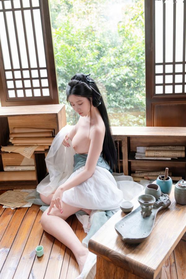   年年 - 浣溪沙 古风薄纱大尺度私房写真 极品女神性感诱惑第79张图片
