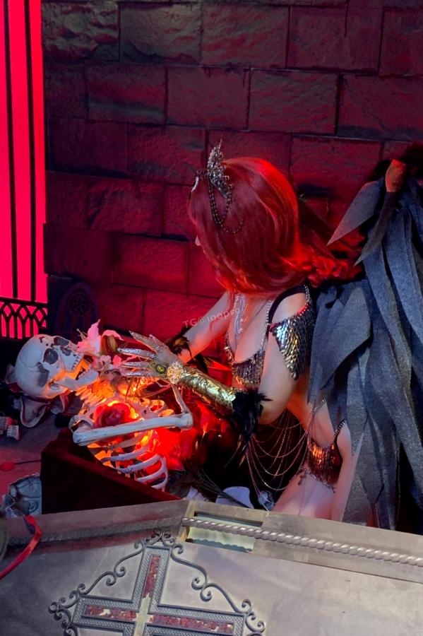 蠢沫沫  蠢沫沫-黑天使 哥特暗黑风Cosplay冷艳性感角色扮演写真第149张图片