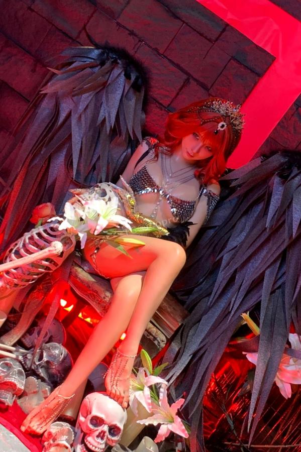 蠢沫沫  蠢沫沫-黑天使 哥特暗黑风Cosplay冷艳性感角色扮演写真第172张图片
