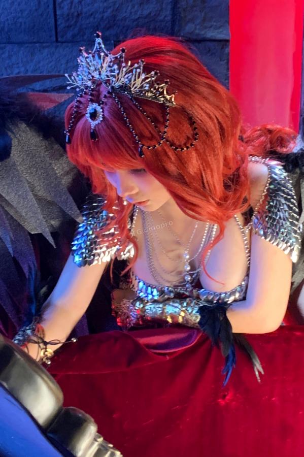 蠢沫沫  蠢沫沫-黑天使 哥特暗黑风Cosplay冷艳性感角色扮演写真第183张图片