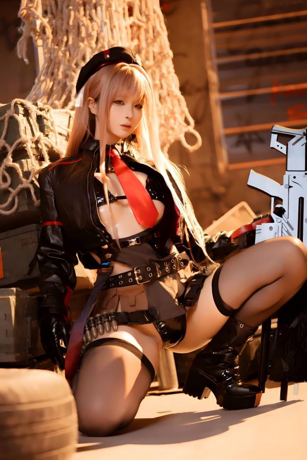 蠢沫沫  蠢沫沫-Nikkei胜利女神战术制服性感角色扮演美图写真第5张图片