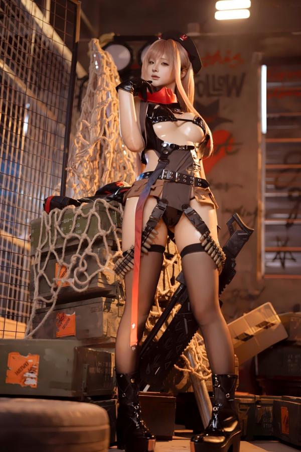 蠢沫沫  蠢沫沫-Nikkei胜利女神战术制服性感角色扮演美图写真第11张图片