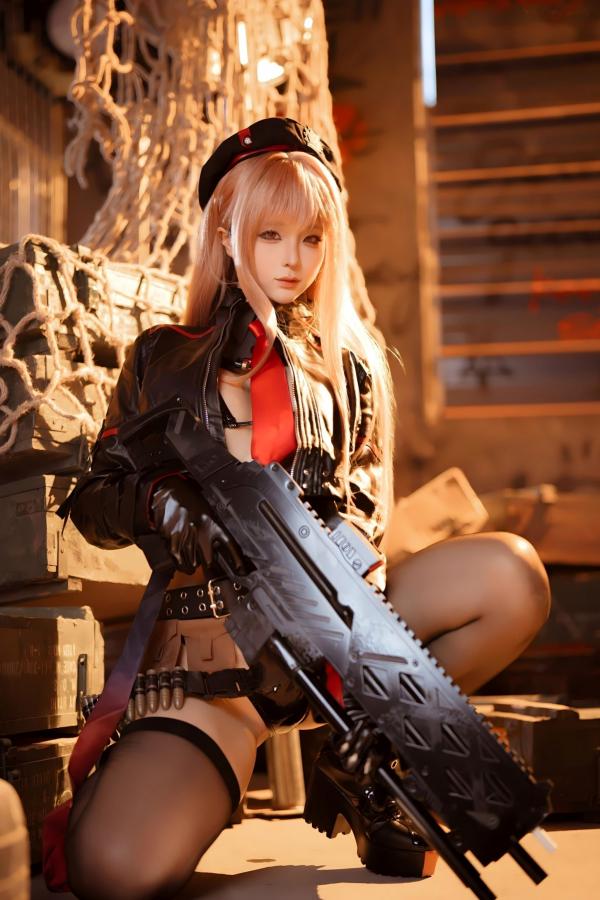 蠢沫沫  蠢沫沫-Nikkei胜利女神战术制服性感角色扮演美图写真第36张图片
