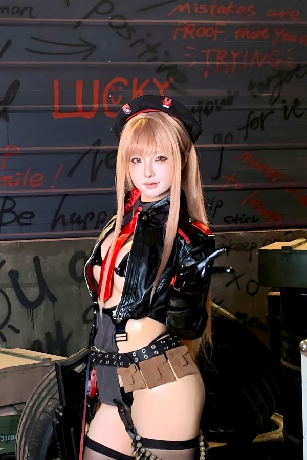 蠢沫沫  蠢沫沫-Nikkei胜利女神战术制服性感角色扮演美图写真第126张图片
