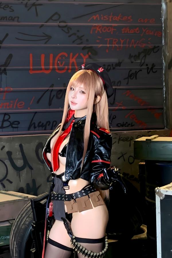 蠢沫沫  蠢沫沫-Nikkei胜利女神战术制服性感角色扮演美图写真第127张图片