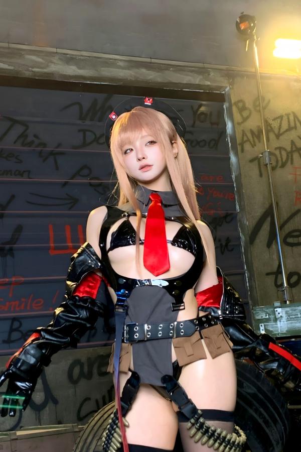 蠢沫沫  蠢沫沫-Nikkei胜利女神战术制服性感角色扮演美图写真第130张图片