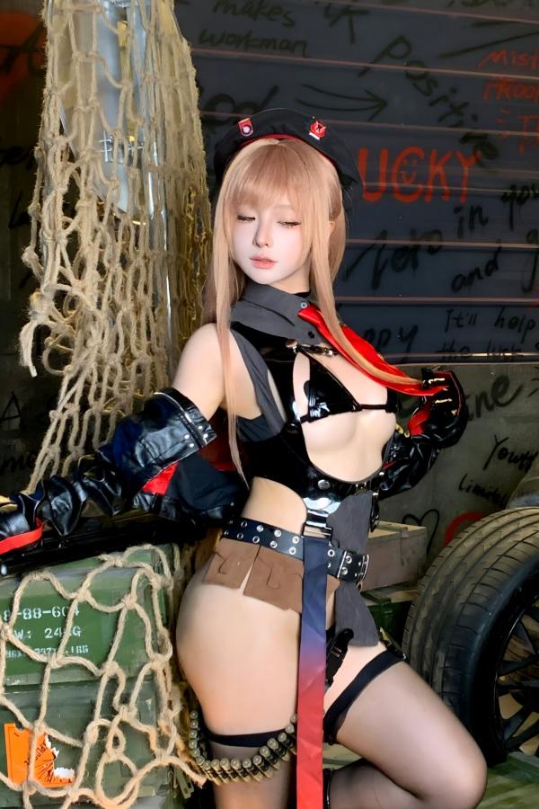 蠢沫沫  蠢沫沫-Nikkei胜利女神战术制服性感角色扮演美图写真第132张图片