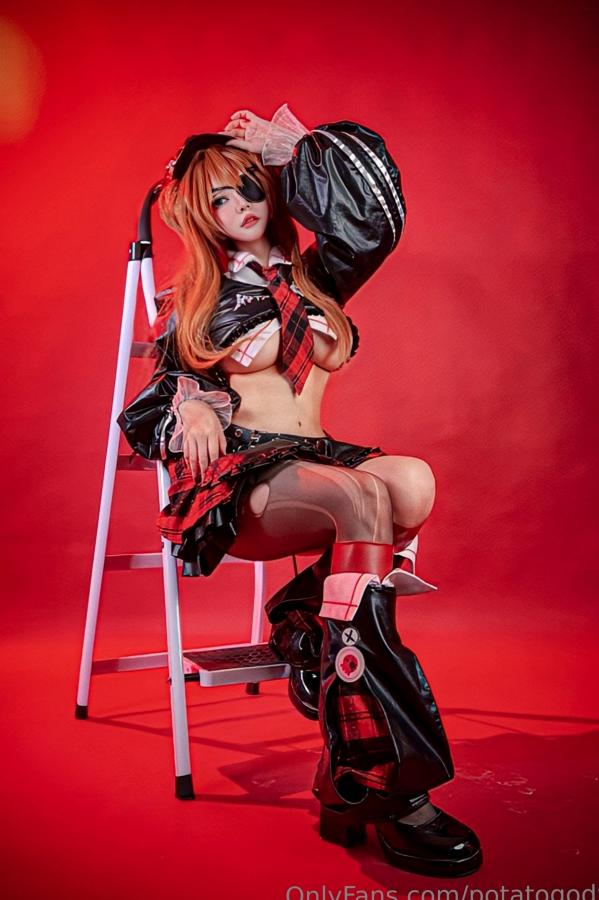 Potato Godzilla  Potato-Godzilla-Asuka-新世纪福音战士·明日香独眼Cosplay大尺度性感私房写真第13张图片