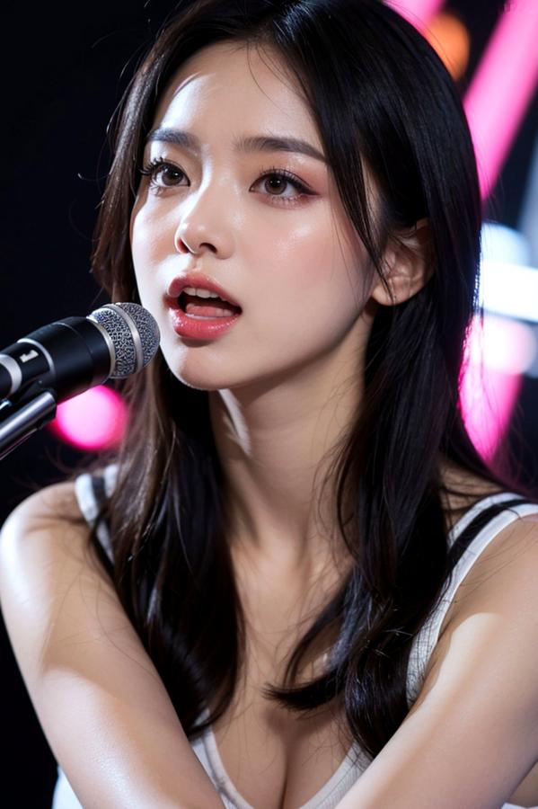    AI美女-拟实-歌星手里的麦克风变肉棒口交-18禁第6张图片
