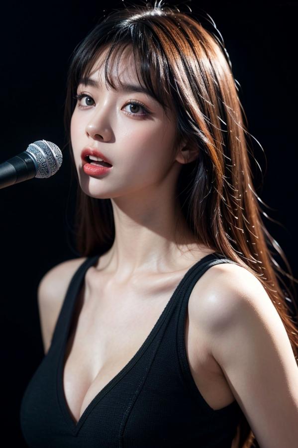    AI美女-拟实-歌星手里的麦克风变肉棒口交-18禁第7张图片
