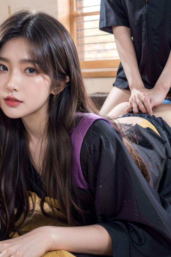    《AI美女-拟实-博士服女生》毕业制服性感私房照大尺度诱惑写真第59张图片