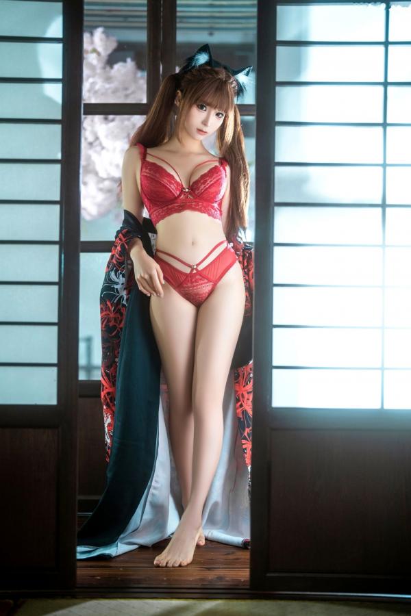 蠢沫沫  蠢沫沫《捆绑和服》日式风情私房性感内衣写真第4张图片