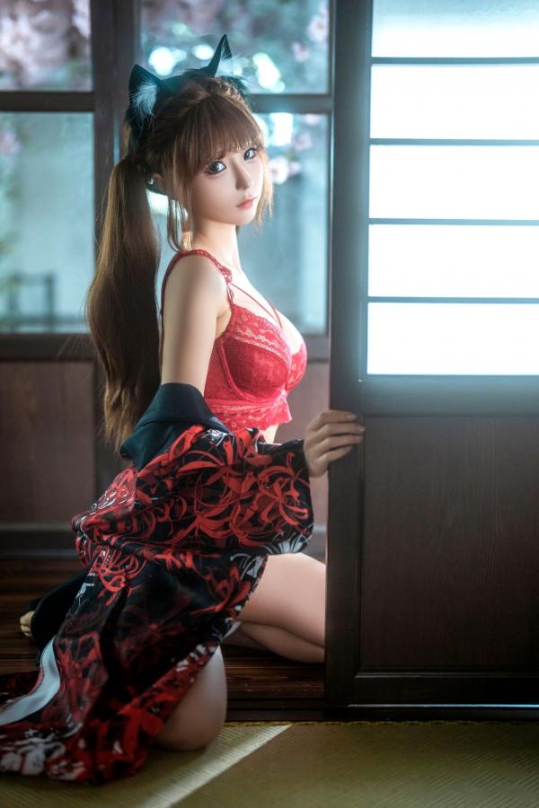 蠢沫沫  蠢沫沫《捆绑和服》日式风情私房性感内衣写真第15张图片