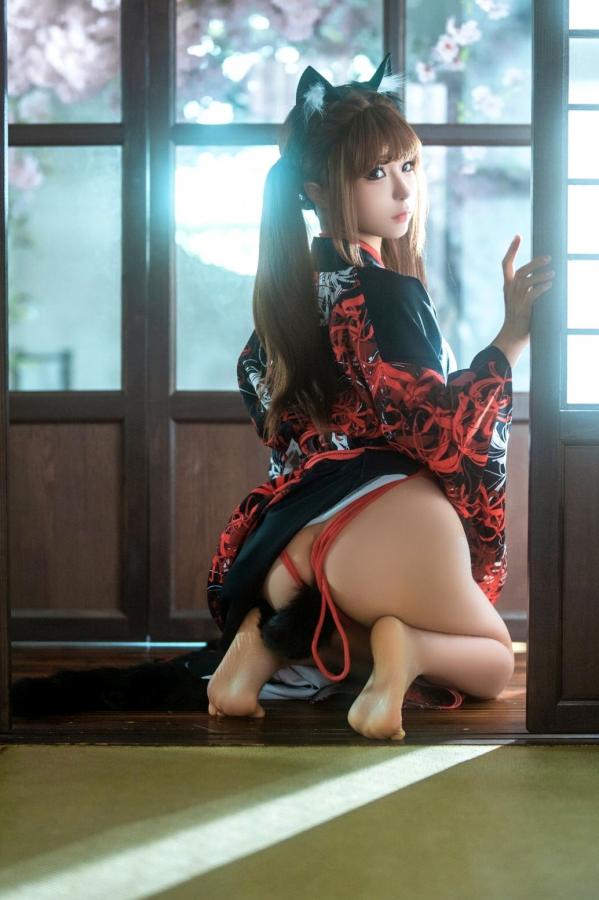 蠢沫沫  蠢沫沫《捆绑和服》日式风情私房性感内衣写真第32张图片