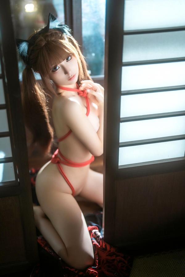 蠢沫沫  蠢沫沫《捆绑和服》日式风情私房性感内衣写真第48张图片