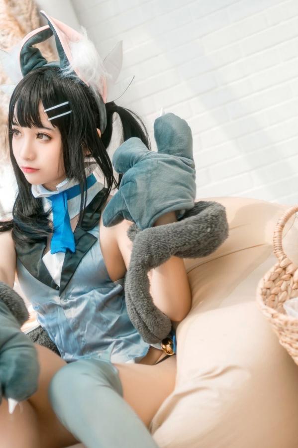 蠢沫沫  蠢沫沫-美游-魔法少女-伊莉雅 阳台兽耳萌系Cosplay性感私房写真第2张图片
