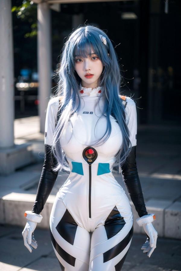   AI美女拟实写真 安吉拉·巴尔扎克紧身战斗服角色扮演 户外街拍极品身材视觉盛宴第1张图片