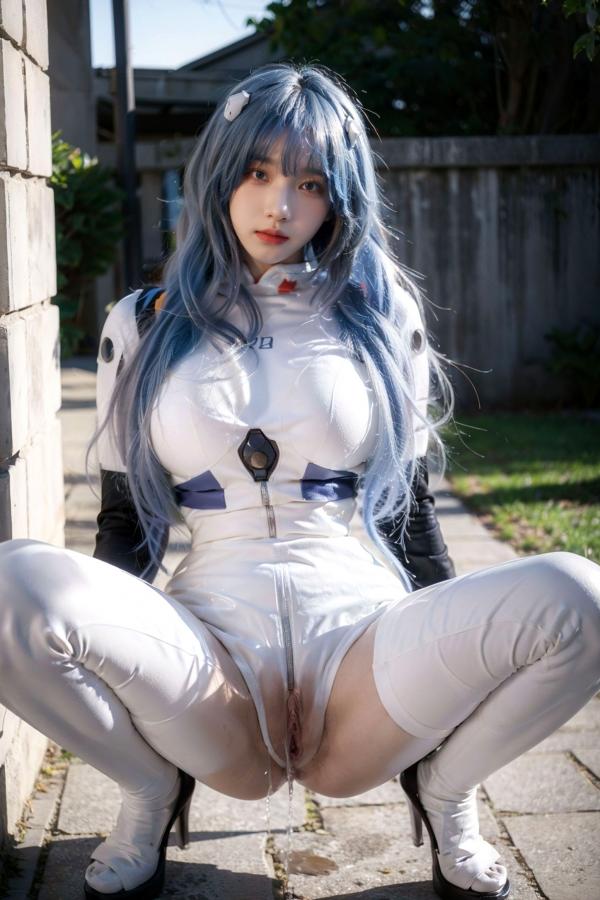   AI美女拟实写真 安吉拉·巴尔扎克紧身战斗服角色扮演 户外街拍极品身材视觉盛宴第3张图片