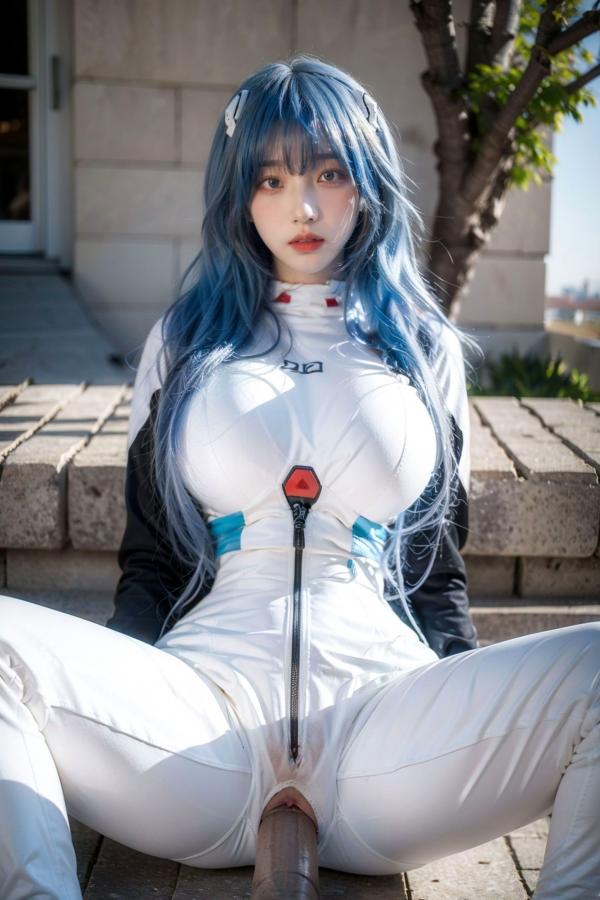   AI美女拟实写真 安吉拉·巴尔扎克紧身战斗服角色扮演 户外街拍极品身材视觉盛宴第11张图片