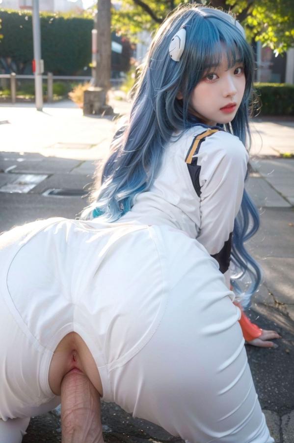   AI美女拟实写真 安吉拉·巴尔扎克紧身战斗服角色扮演 户外街拍极品身材视觉盛宴第28张图片
