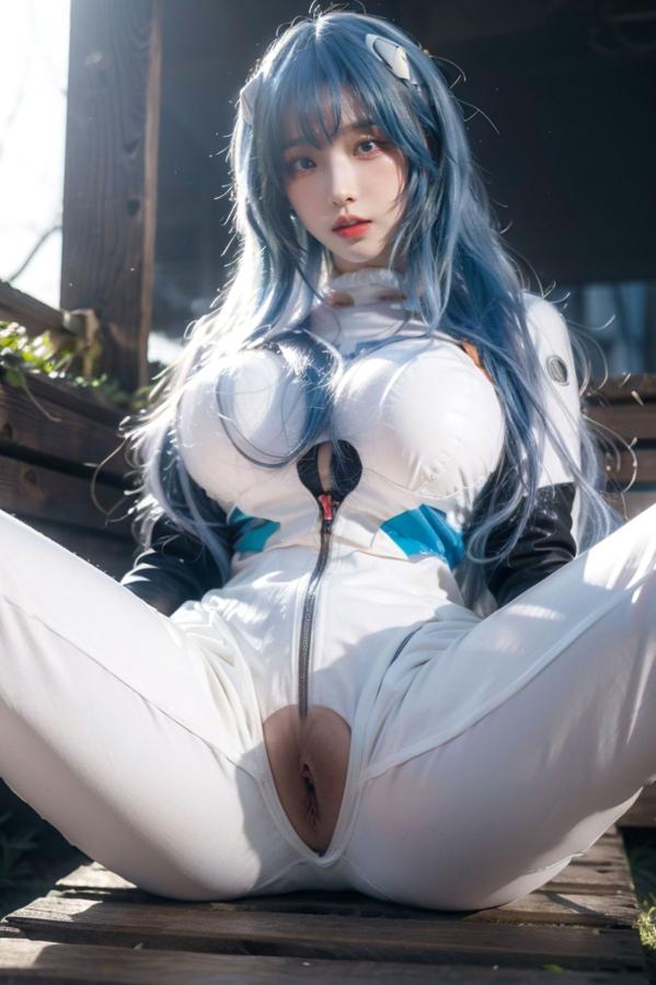   AI美女拟实写真 安吉拉·巴尔扎克紧身战斗服角色扮演 户外街拍极品身材视觉盛宴第35张图片