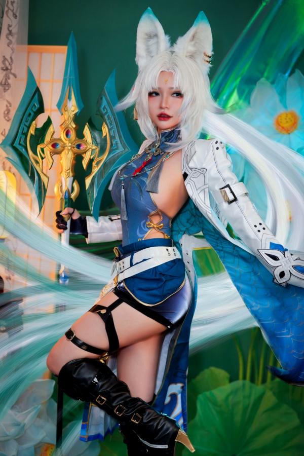 Potato Godzilla  Potato-Godzilla-Feixiao-崩坏-星穹铁道-飞霄Cosplay性感大尺度私房写真第5张图片