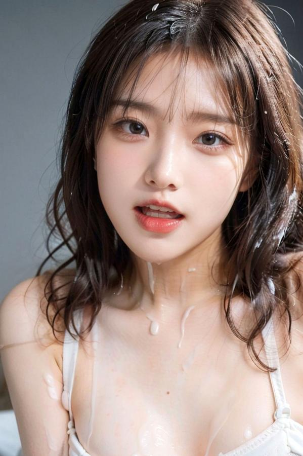    AI美女-拟实-情趣连体牛仔短裤爆乳第20张图片