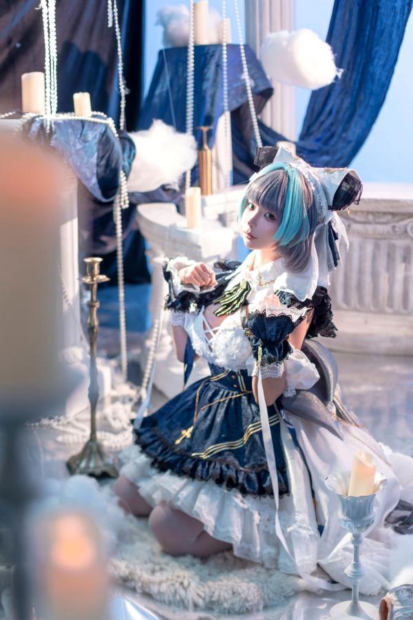 蠢沫沫  蠢沫沫8月写真合集：哥特风女仆角色扮演与萌系二次元美照第2张图片