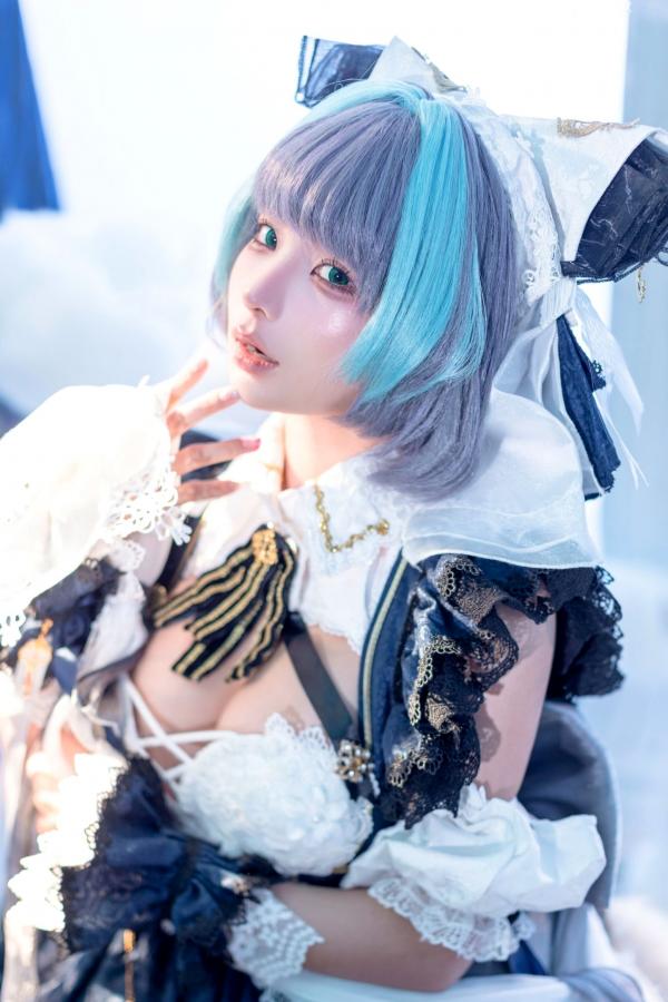 蠢沫沫  蠢沫沫8月写真合集：哥特风女仆角色扮演与萌系二次元美照第6张图片