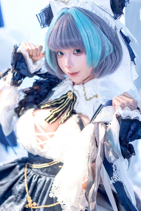 蠢沫沫  蠢沫沫8月写真合集：哥特风女仆角色扮演与萌系二次元美照第7张图片