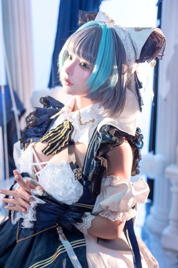 蠢沫沫  蠢沫沫8月写真合集：哥特风女仆角色扮演与萌系二次元美照第8张图片