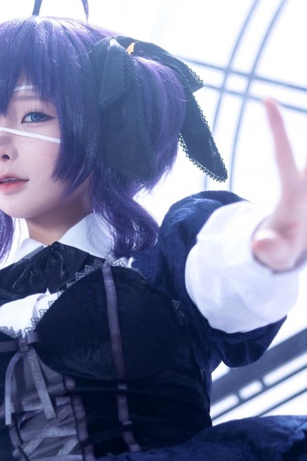 蠢沫沫  蠢沫沫-教主-六花原皮 梦幻哥特萝莉中二病邪王真眼Cosplay写真第4张图片