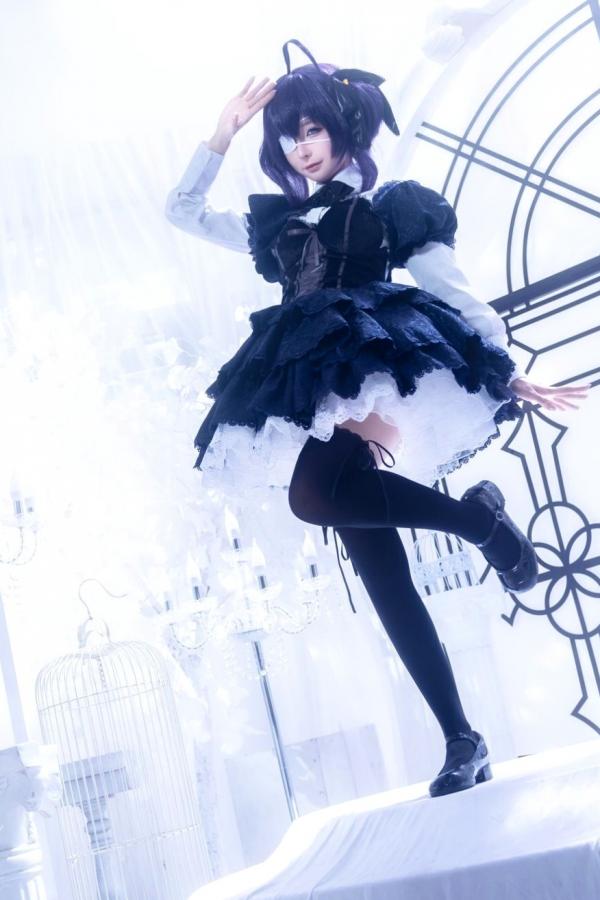 蠢沫沫  蠢沫沫-教主-六花原皮 梦幻哥特萝莉中二病邪王真眼Cosplay写真第5张图片