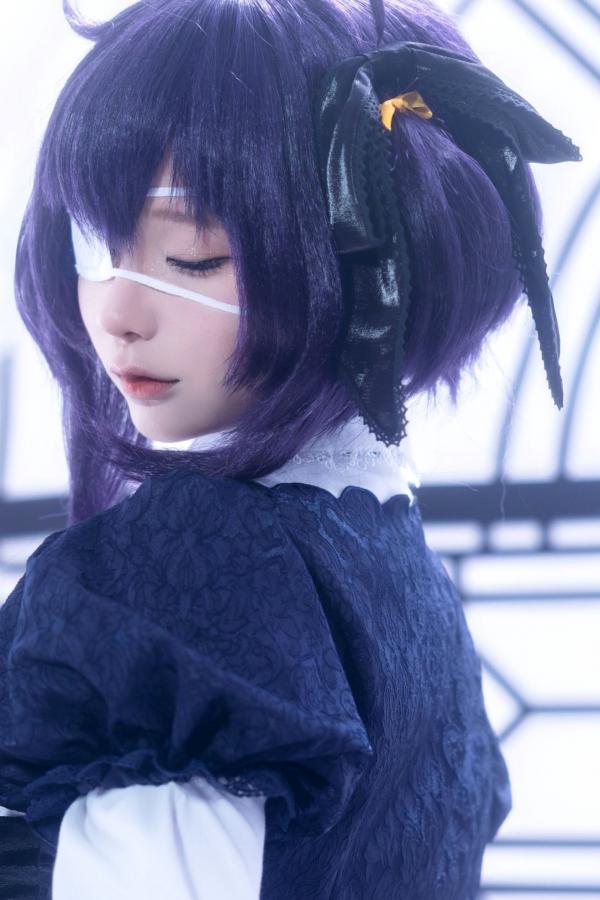 蠢沫沫  蠢沫沫-教主-六花原皮 梦幻哥特萝莉中二病邪王真眼Cosplay写真第9张图片