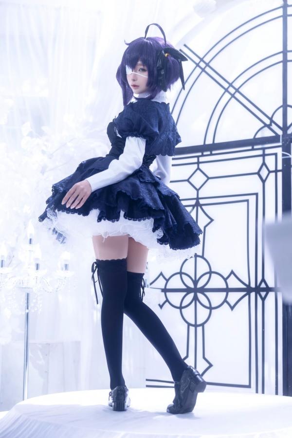 蠢沫沫  蠢沫沫-教主-六花原皮 梦幻哥特萝莉中二病邪王真眼Cosplay写真第10张图片