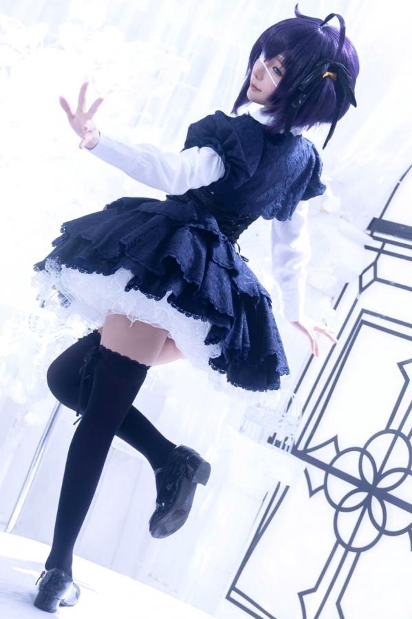 蠢沫沫  蠢沫沫-教主-六花原皮 梦幻哥特萝莉中二病邪王真眼Cosplay写真第11张图片