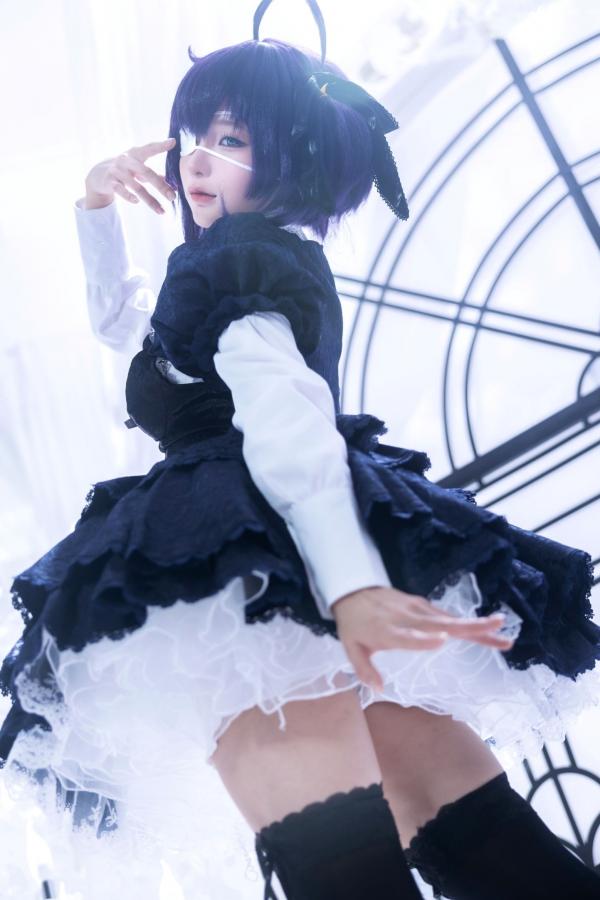 蠢沫沫  蠢沫沫-教主-六花原皮 梦幻哥特萝莉中二病邪王真眼Cosplay写真第12张图片