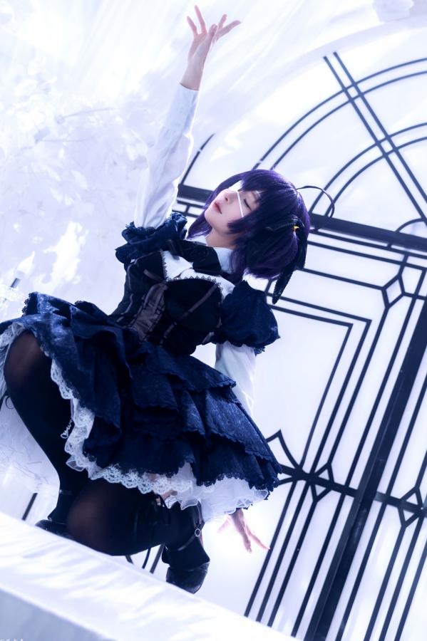 蠢沫沫  蠢沫沫-教主-六花原皮 梦幻哥特萝莉中二病邪王真眼Cosplay写真第14张图片