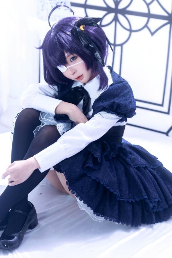 蠢沫沫  蠢沫沫-教主-六花原皮 梦幻哥特萝莉中二病邪王真眼Cosplay写真第15张图片
