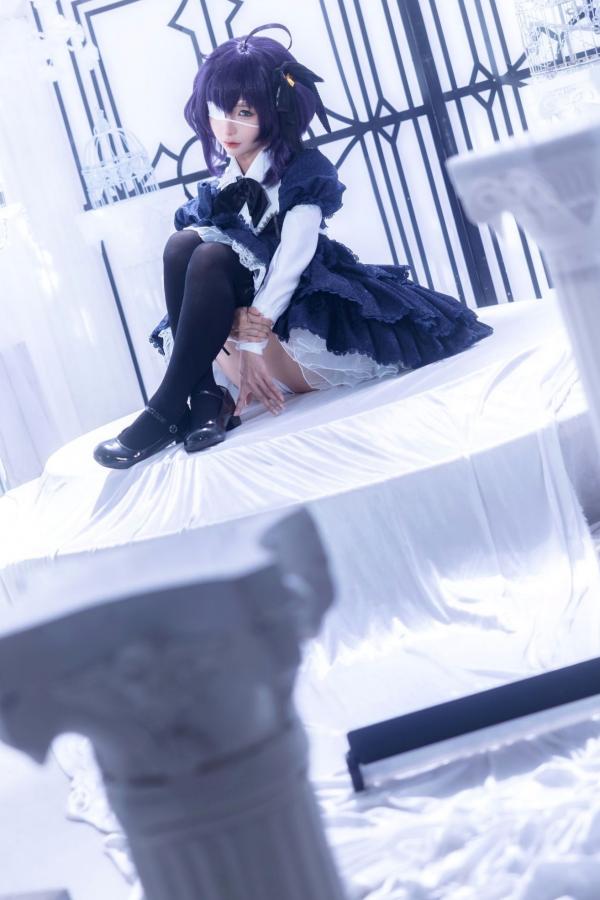 蠢沫沫  蠢沫沫-教主-六花原皮 梦幻哥特萝莉中二病邪王真眼Cosplay写真第16张图片