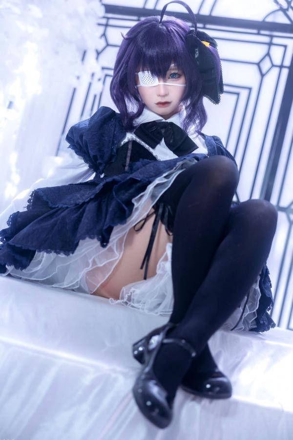 蠢沫沫  蠢沫沫-教主-六花原皮 梦幻哥特萝莉中二病邪王真眼Cosplay写真第17张图片