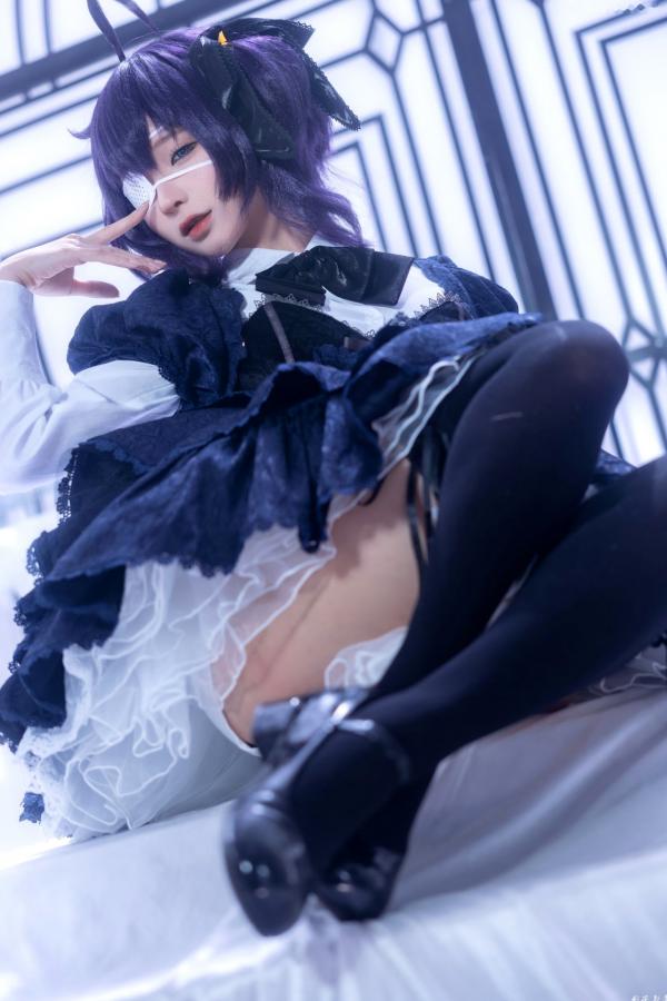 蠢沫沫  蠢沫沫-教主-六花原皮 梦幻哥特萝莉中二病邪王真眼Cosplay写真第18张图片